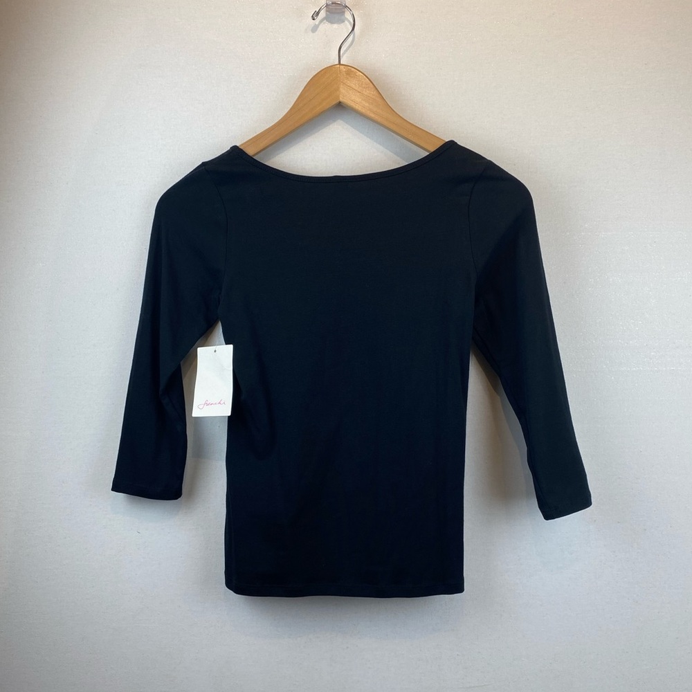 Frenchi blue scoop neck 3/4 sleeve tee NWT 💙✨ - Picture 5 of 10